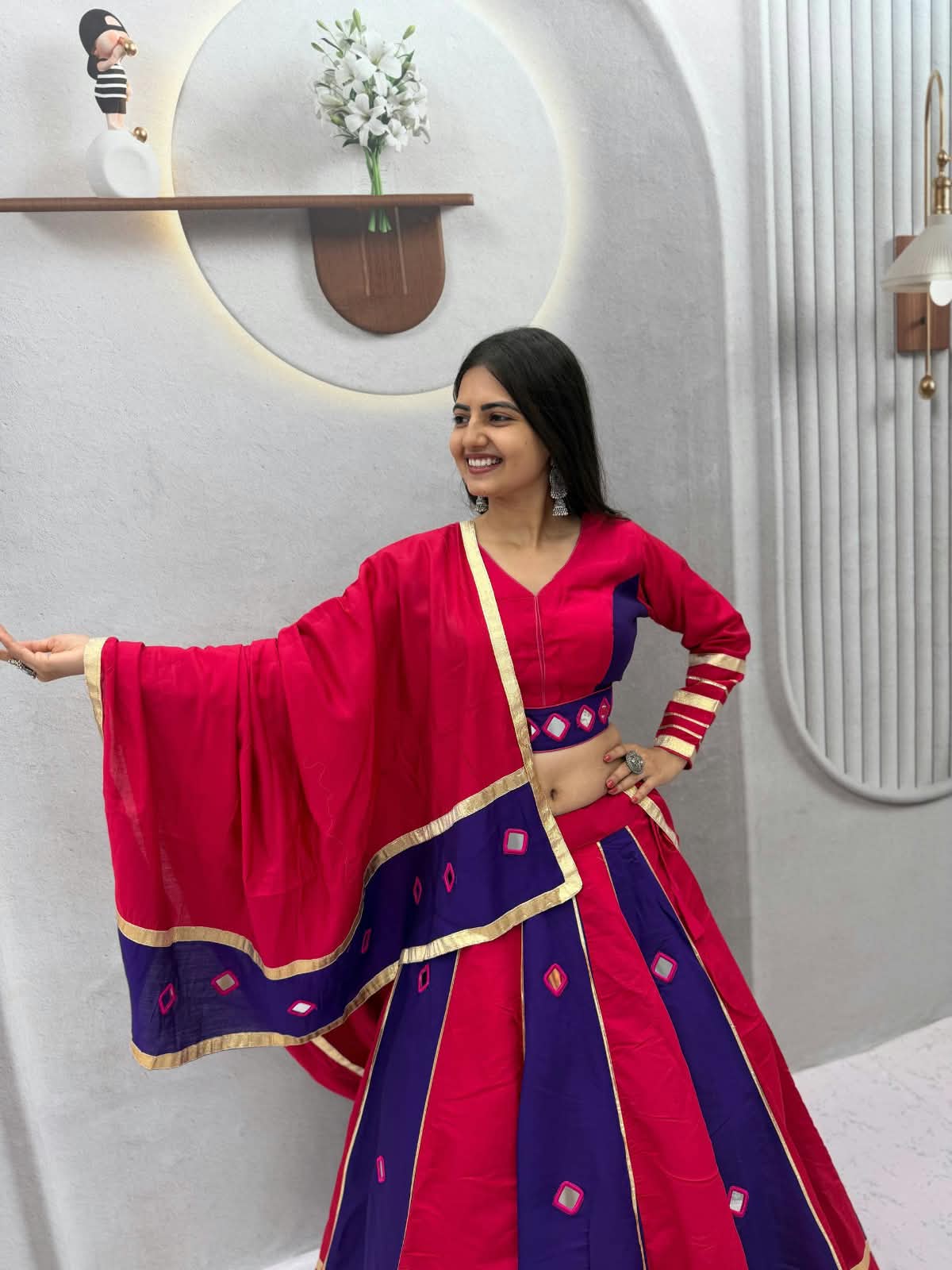 Sitara Mirror Work Lehenga Choli