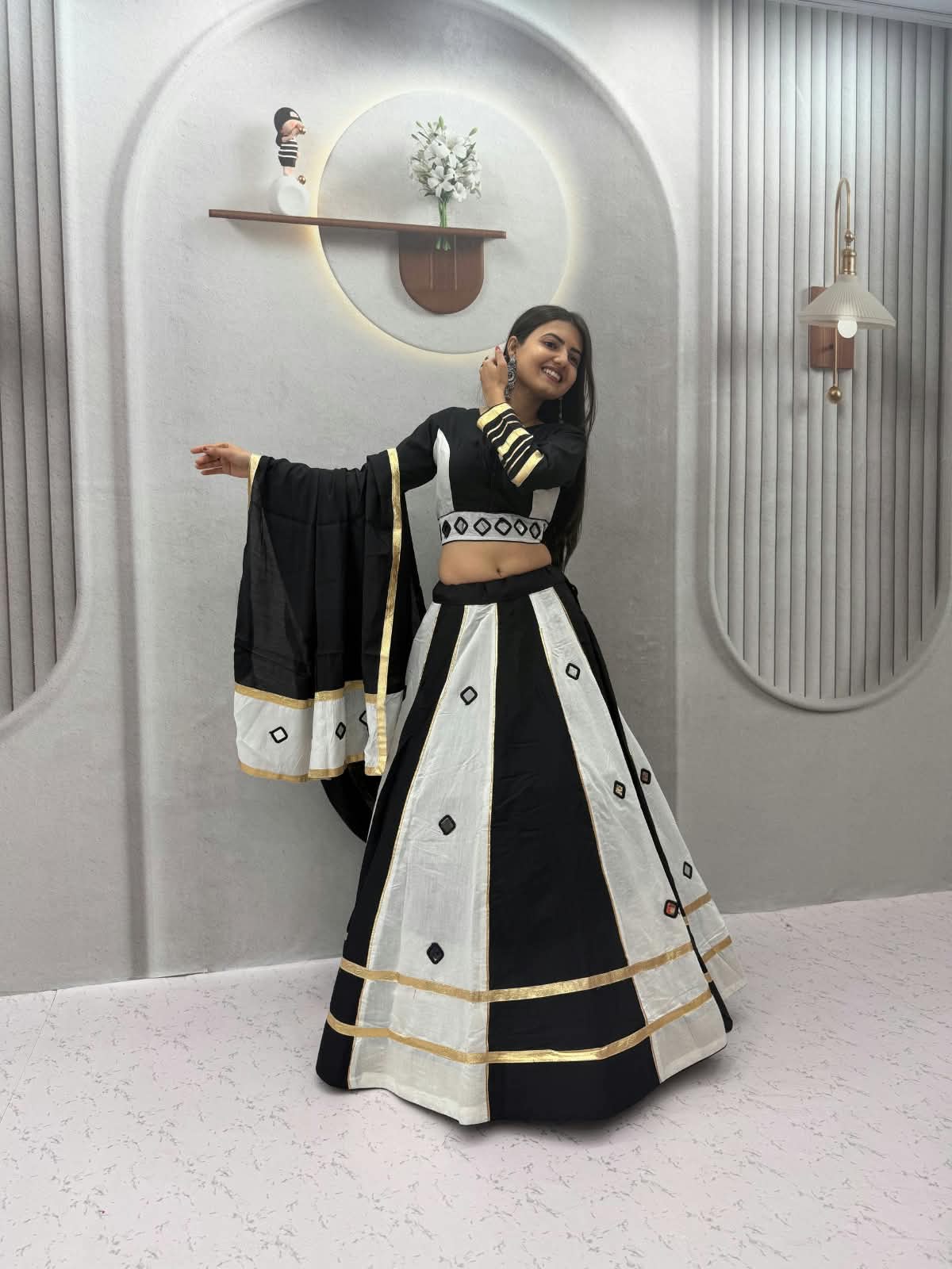 Sitara Mirror Work Lehenga Choli