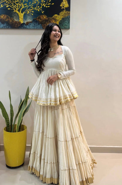 Riwaayat Cotton Kediyu Lehenga Set