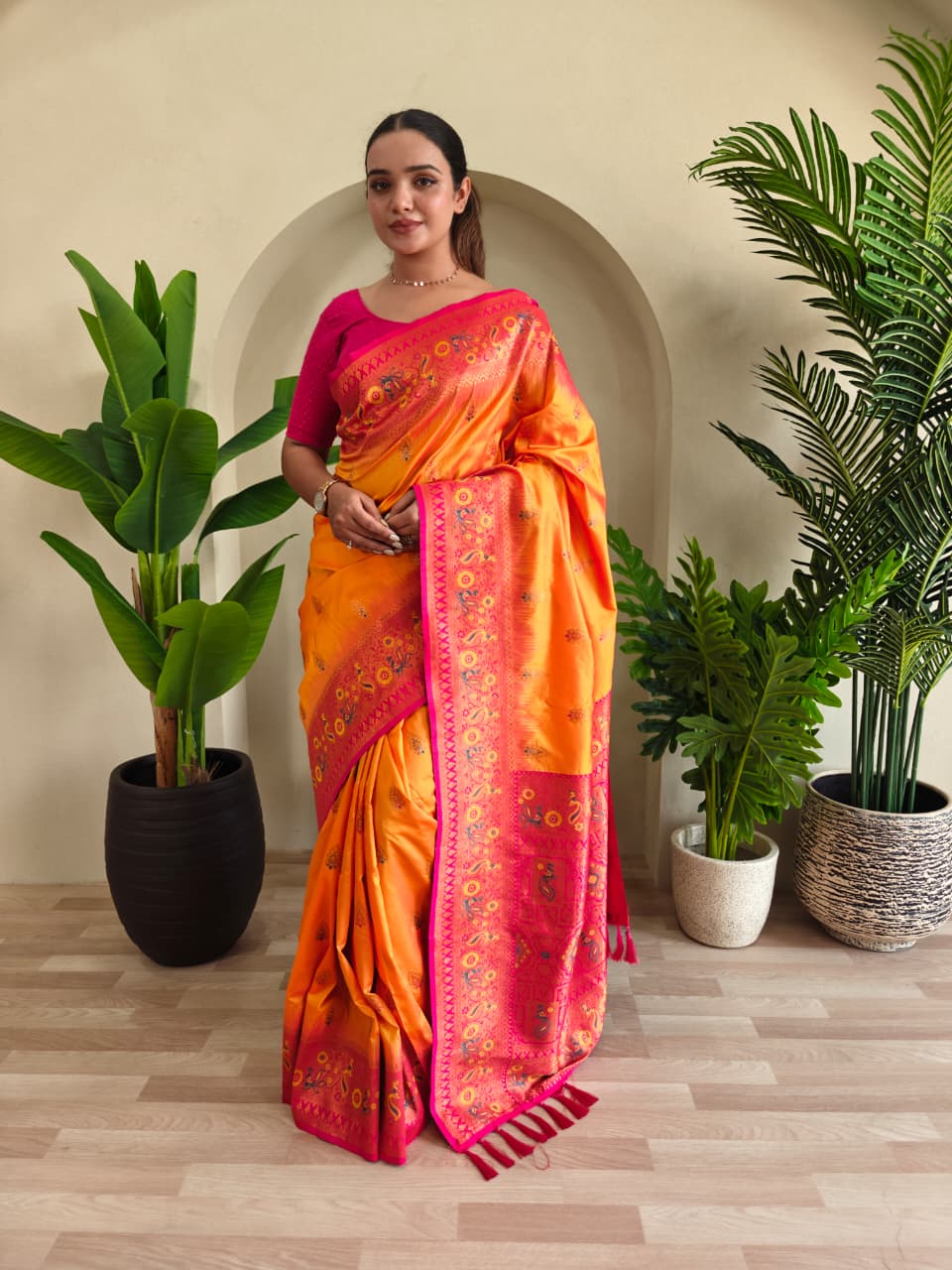 Abhilasha Paithani Silk Saree