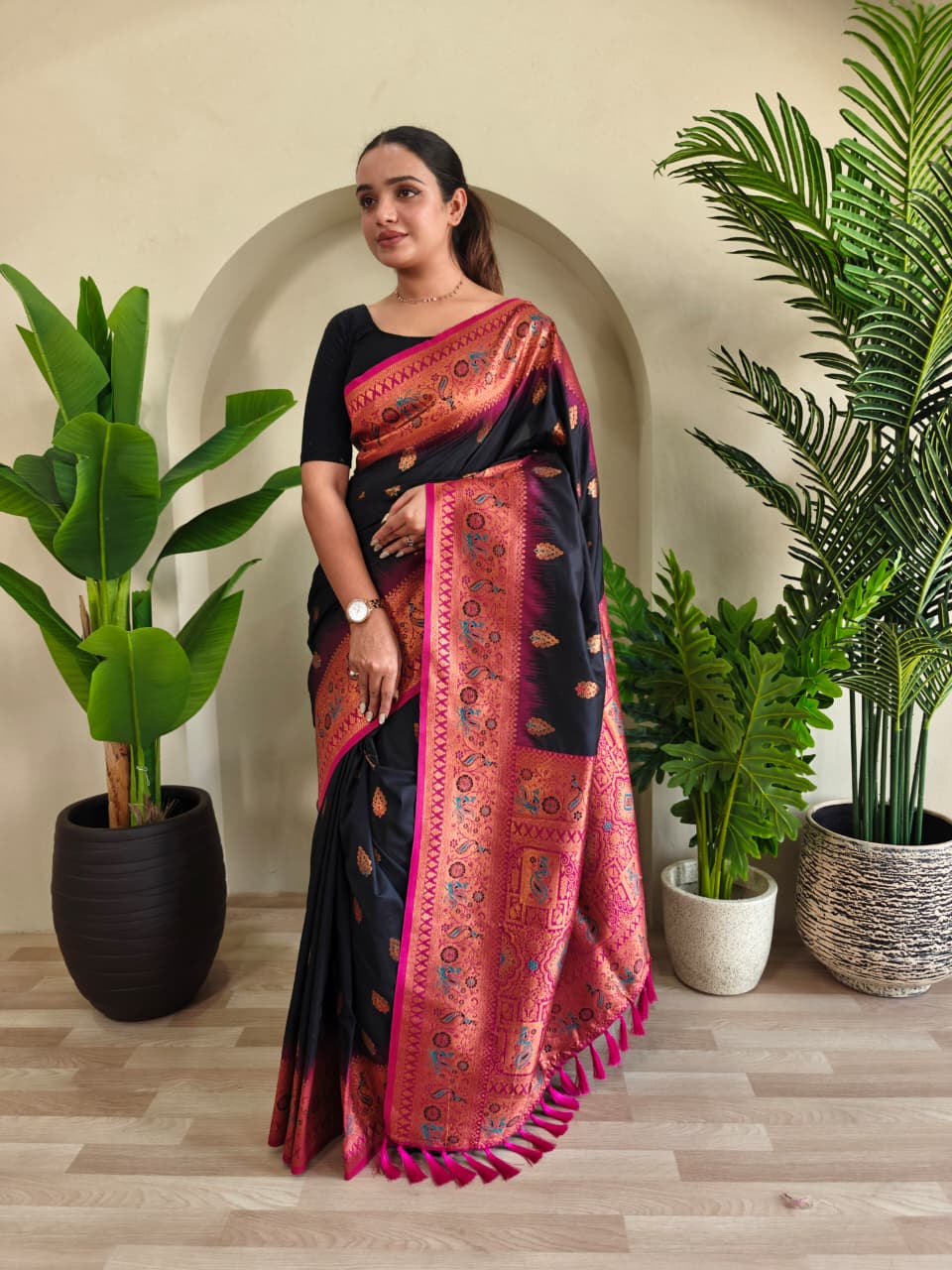 Abhilasha Paithani Silk Saree