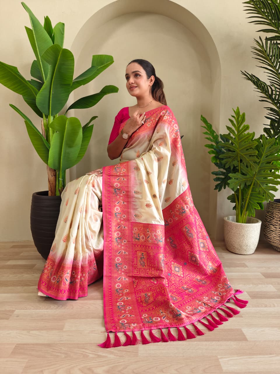 Abhilasha Paithani Silk Saree