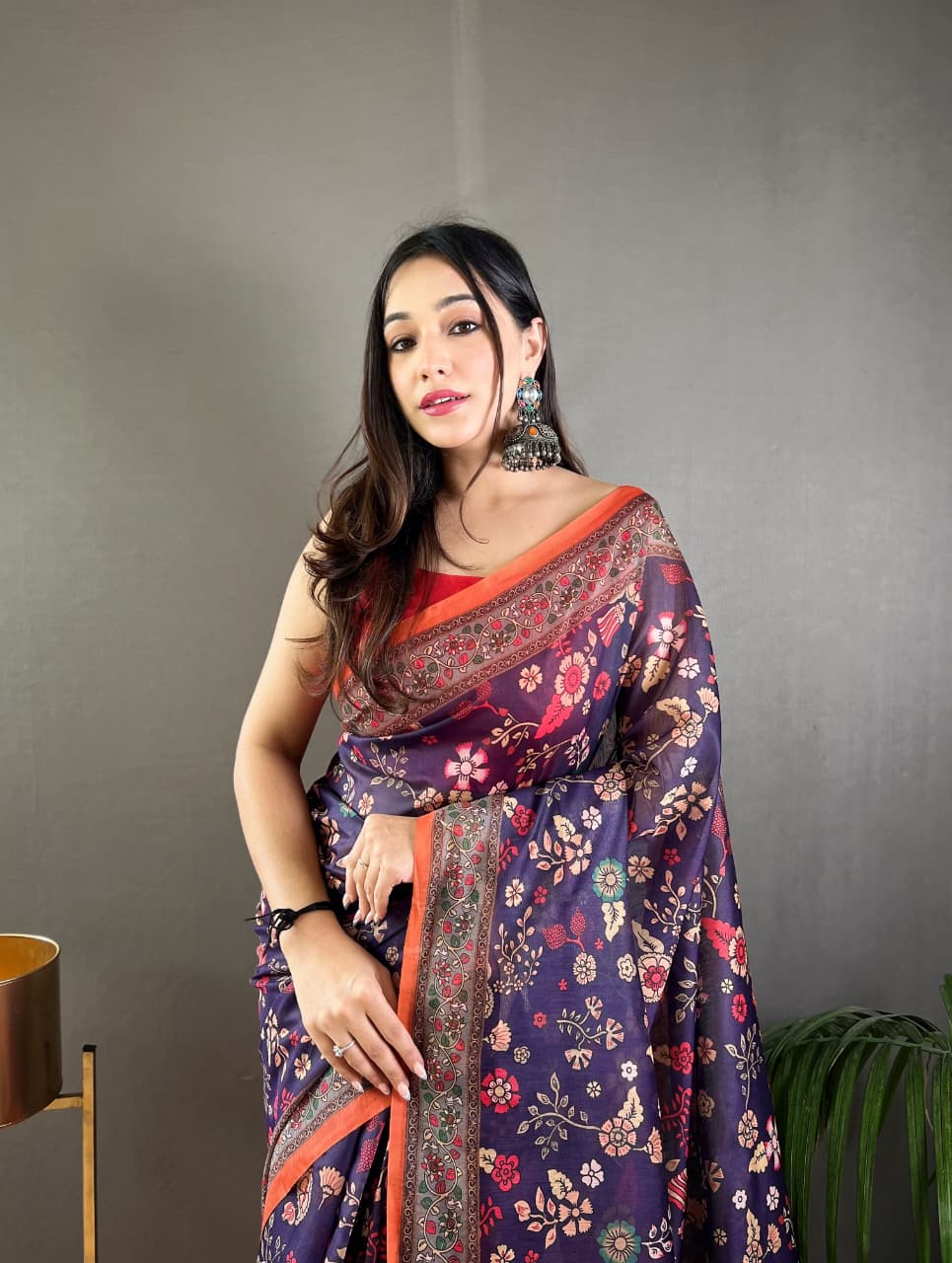 Raksha Kalamkari Cotton Saree