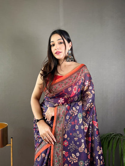 Raksha Kalamkari Cotton Saree